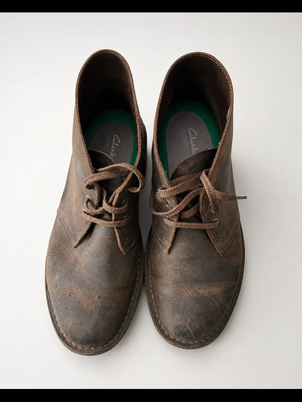 Clarks Men's Brown Leather Chukka Boots